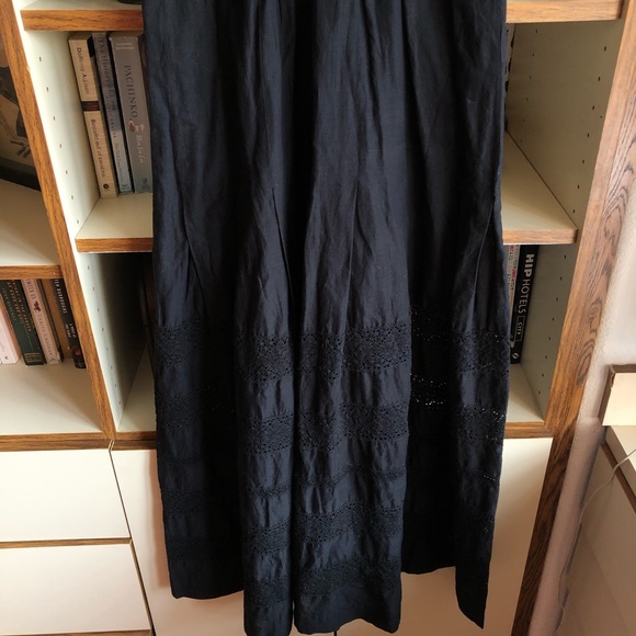 LoveShackFancy // Edie Black Midi Dress - Picture 9 of 15